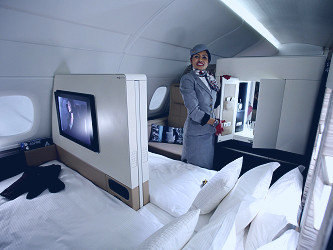 Etihad Airways flies the flag for sky-high luxury with airborne 'suites' |  The Independent | The Independent